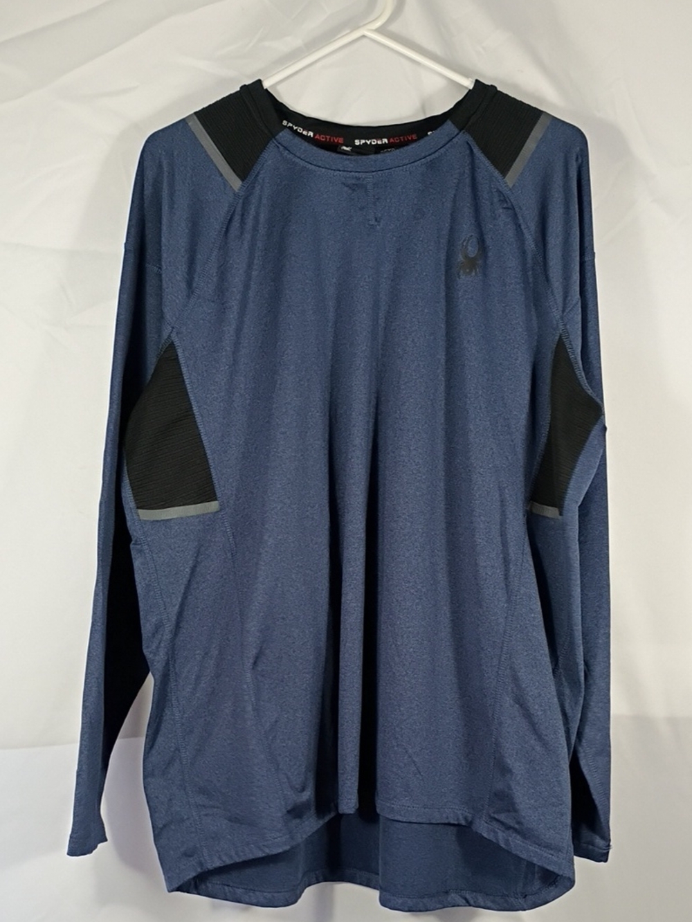 Spyder Active Shirt Mens Sz XL Midweight Long Sleeve Baselayer ProWeb Pullover